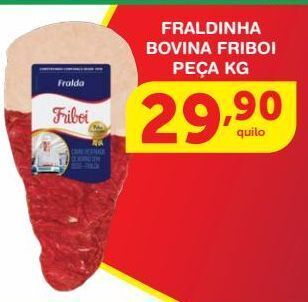 Roldão Fraldinha bovina friboi peça kg oferta