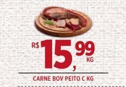 DB Supermercados Carne bovina peito kg oferta