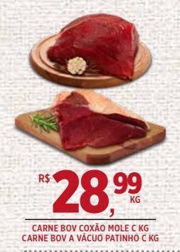 DB Supermercados Carne bovina coxão mole kg oferta