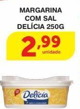 Roldão Margarina com sal delícia 250g oferta