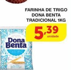 Roldão Farinha de trigo dona benta tradicional 1kg oferta