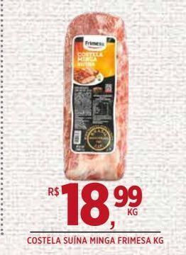 DB Supermercados Costela suína minga frimesa kg oferta