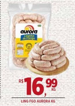 DB Supermercados Linguiça de frango aurora kg oferta