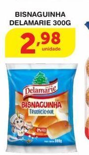 Roldão Bisnaguinha delamarie 300g oferta