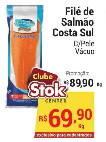 Stok Center Filé De Salmão Costa Sul oferta