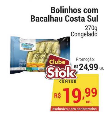 Bolinhos Com Bacalhau Costa Sul 270g