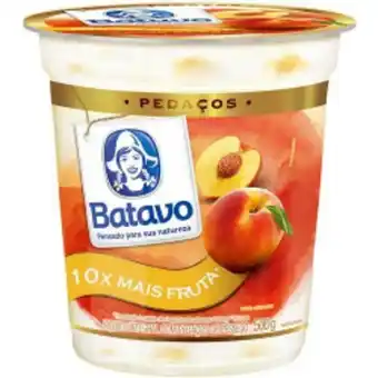 Nordestão Iog batavo c/pedaco pt 500g pessego . oferta