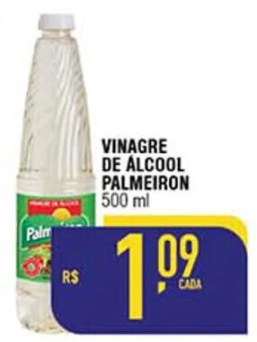 Mercantil Rodrigues VINAGRE DE ALCOOL PALMEIRON 500 ml oferta
