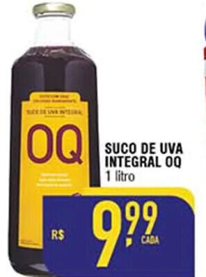 Mercantil Rodrigues SUCO DE UVA INTEGRAL OQ 1 litro oferta