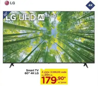 Carrefour Smart TV 60" 4K LG oferta