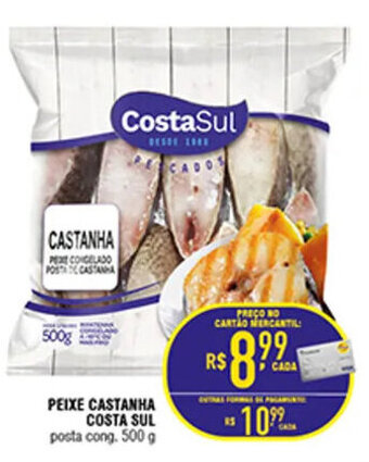 Mercantil Rodrigues PEIXE CASTANHA COSTA SUL posta cong. 500 g oferta