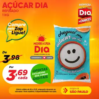 Dia AÇÚCAR DIA REFINADO 1 KG oferta