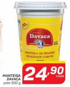 MANTEIGA DAVACA pote 500 g