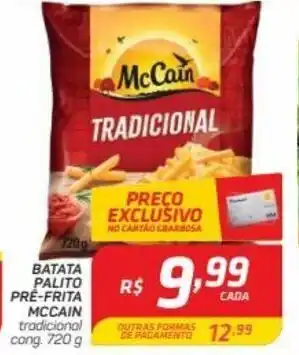 BATATA PALITO PRE-FRITA MCCAIN tradicional cong 720 g