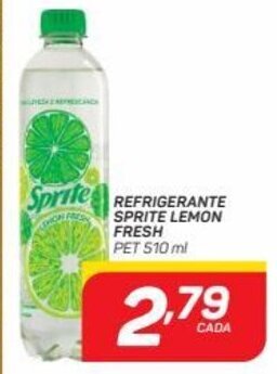 GBarbosa REFRIGERANTE SPRITE LEMON FRESH PET 510 ml oferta