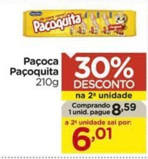 Carrefour Paçoca Paçoquita 210g oferta