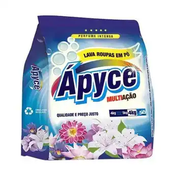 Lava-roupas em pó apyce sachê 4kg