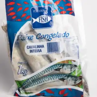 Nordestão Peixe inte cavalinha fish pacote 1kg oferta