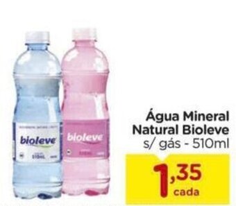 Carrefour Água Mineral Natural Bioleve s/ gás - 510ml oferta