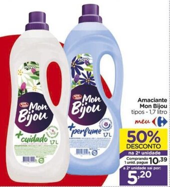 Carrefour Amaciante Mon Bijou tipos - 1,7 litro oferta