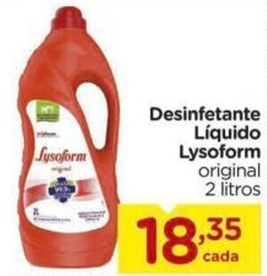 Carrefour Desinfetante Líquido Lysoform original 2 litros oferta