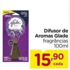 Carrefour Difusor de Aromas Glade fragrâncias 100ml oferta