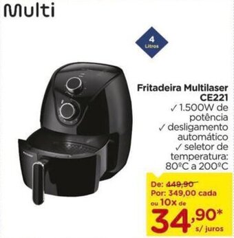 Carrefour Fritadeira Multilaser CE221 oferta