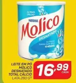 GBarbosa Leite em pó molico desnatado total calcio 280g oferta
