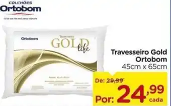 Carrefour Travesseiro Gold Ortobom 45cm x 65cm oferta