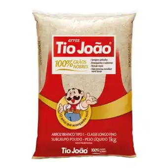 Arroz agulhinha tio joão 1kg