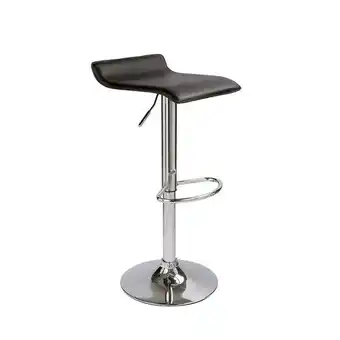 Banqueta quadratta abs preto diagonal