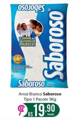 Comercial Esperança Arroz Branco Saboroso Tipo 1 Pacote 5Kg oferta
