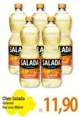 Atacadão Óleo Salada Girassol Pet com 900ml oferta