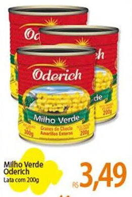 Milho Verde Oderich Lata com 200g