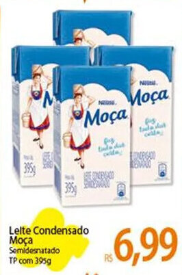 Atacadão Lelte Condensado Moça Semidesnatado TP com 395g oferta