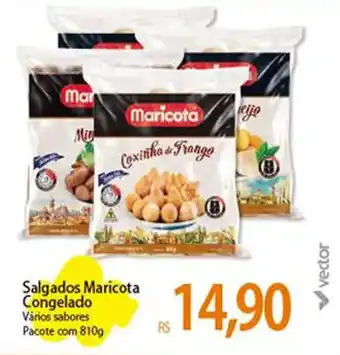 Atacadão Salgados Maricota Congelado Vários sabores Pacote com 810g oferta