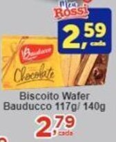 Rossi Supermercado Biscoito Wafer Bauducco 117g/ 140g oferta