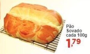 Pão Sovado cada 100g