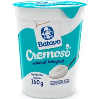 Barracão Supermercado Iogurte natural integral batavo 160g oferta