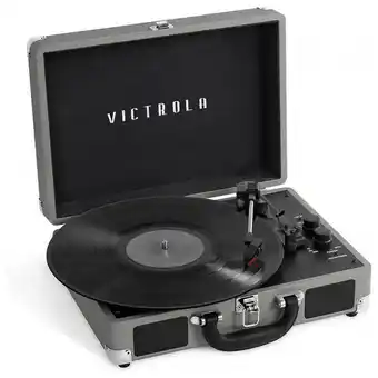 Carrefour Express Vitrola toca discos retro vitrola, 3 velocidades com bluetooth, 110v, victrola vsc 400sb nwg sdf, preto oferta