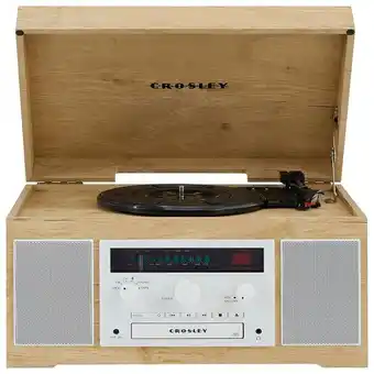 Vitrola toca discos com plataforma 3 velocidades, sem fio, 78 rpm, 110v, crosley cr7018a na, marrom