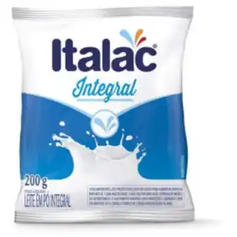 Leite em pó italac integral sachet 200g