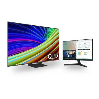 Samsung Combo samsung smart tv qled 4k 55 q65c + smart monitor 24 m5 oferta