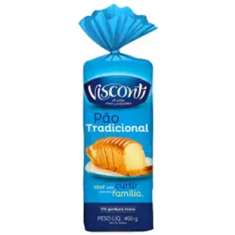 Pão de forma visconti tradicional 400g