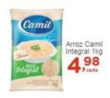 Rossi Supermercado Arroz Camil Integral 1kg oferta