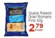 Rossi Supermercado Queijo Ralado Gran Romano Fino 40g oferta