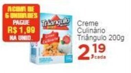 Rossi Supermercado Creme Culinário Triângulo 200g oferta