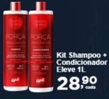 Rossi Supermercado Kit Shampoo+ Condicionador Eleve 1L oferta