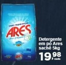 Rossi Supermercado Detergente em pó Ares sachê 5kg oferta