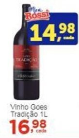 Rossi Supermercado Vinho Goes Tradição 1L oferta
